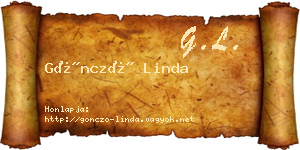 Göncző Linda névjegykártya